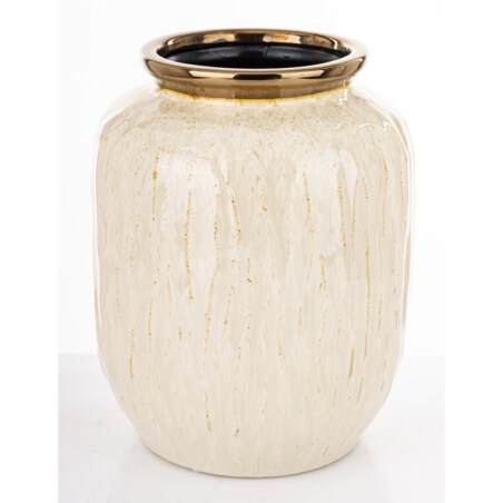 Wazon ceramiczny 27x20x20 cm MEEKE-2 mały biały