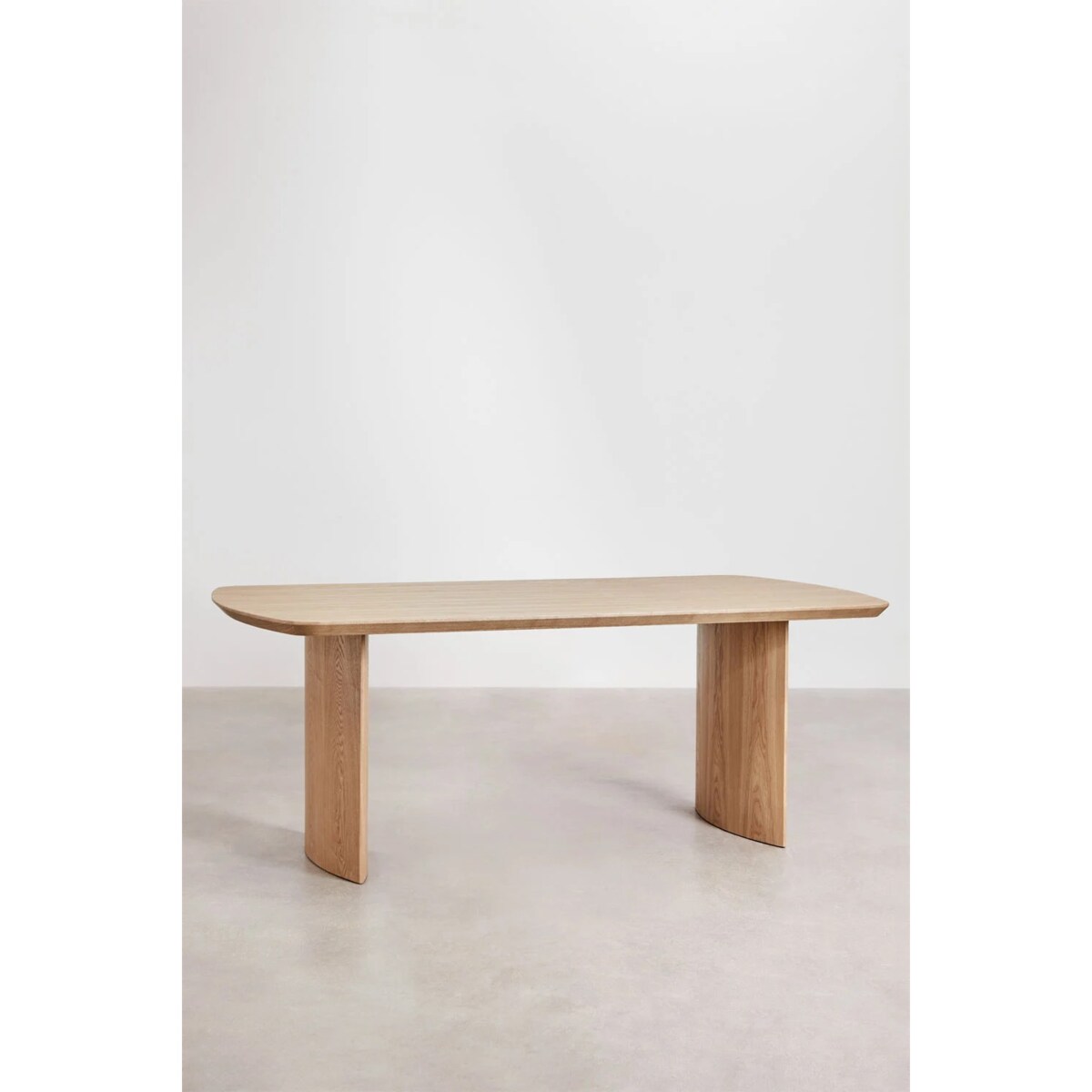 Prostokątny stół jadalniany 200x100 cm z płyty MDF Tareg naturalny