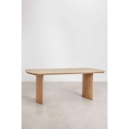 Prostokątny stół jadalniany 200x100 cm z płyty MDF Tareg naturalny