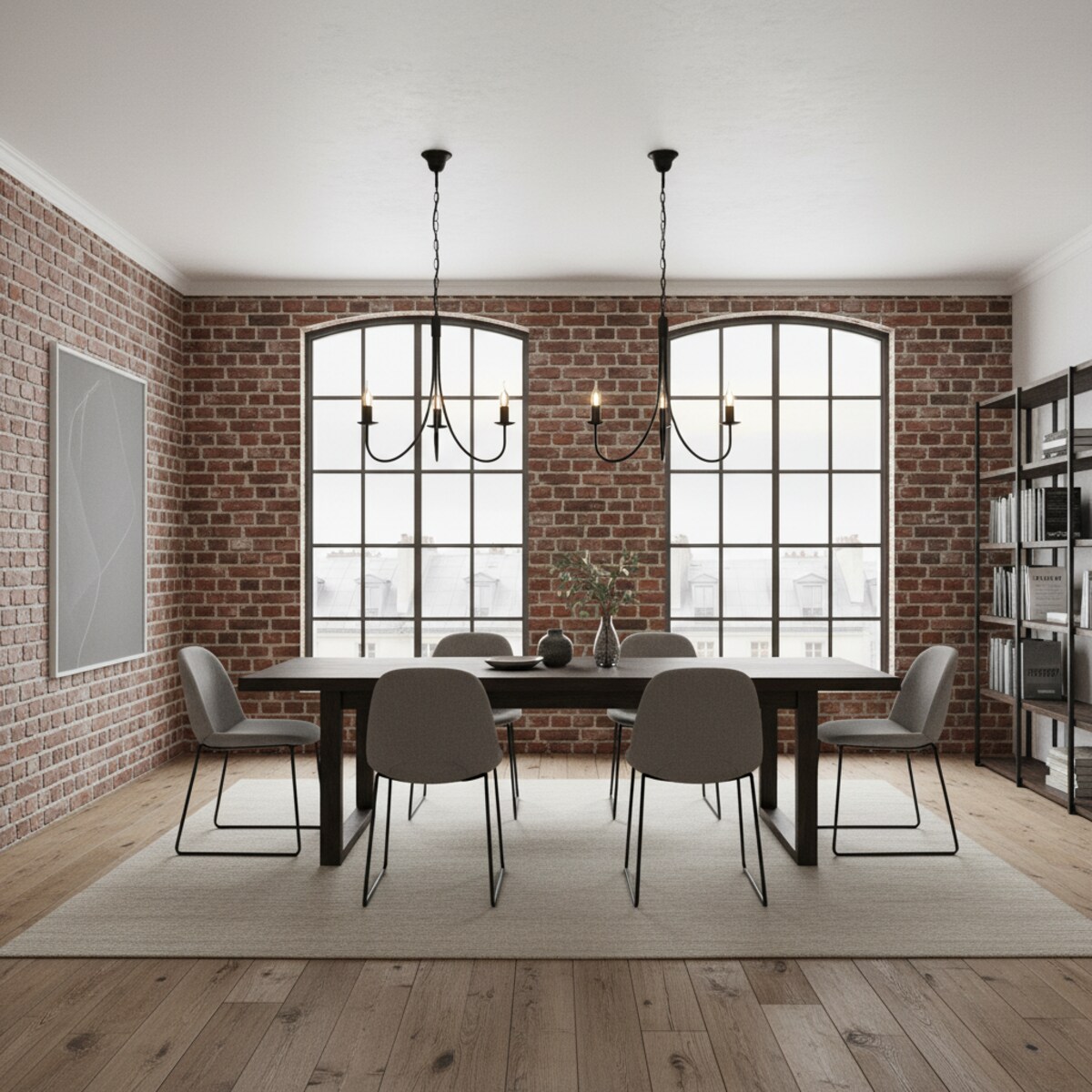 czarna lampa wisząca sufitowa 3 punktowa edylit loft do salonu