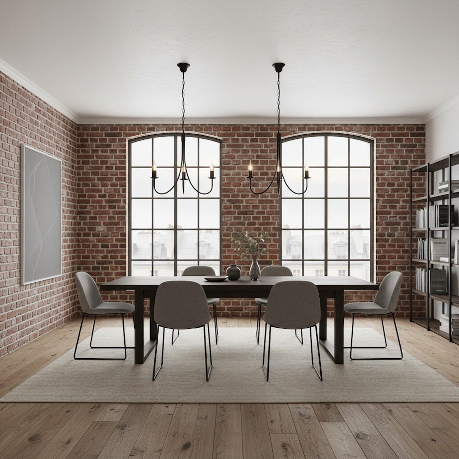 czarna lampa wisząca sufitowa 3 punktowa edylit loft do salonu