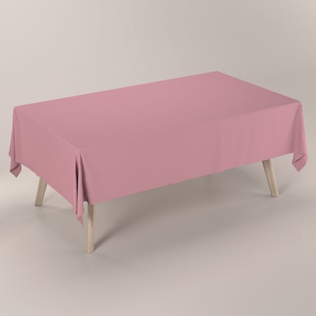 Obrus prostokątny 130 x 210 cm brudny róż