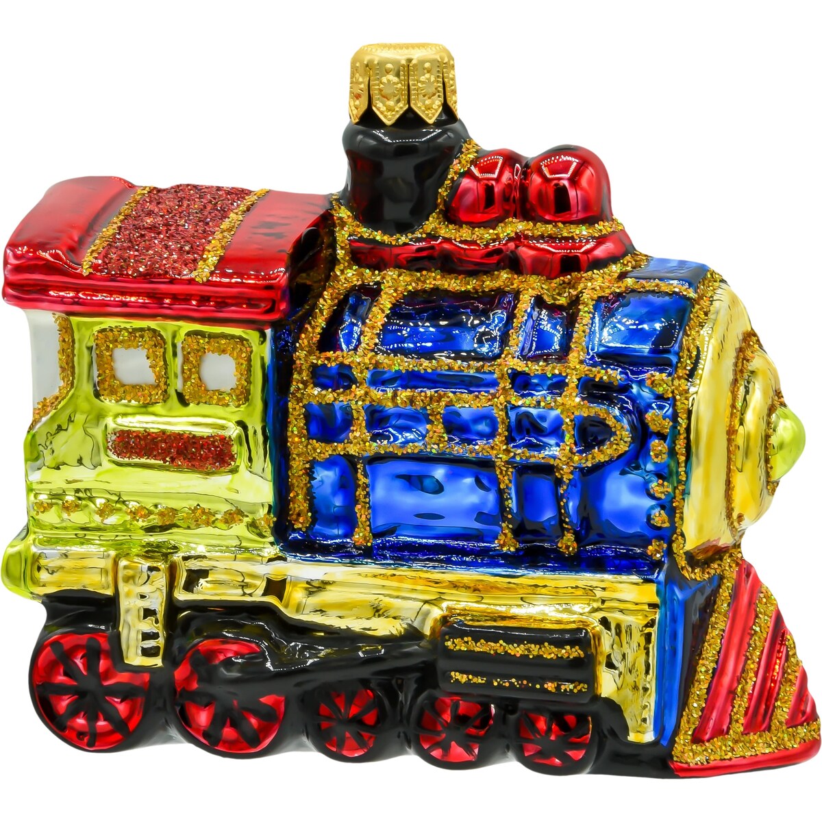 Bombka choinkowa: Kolorowa Lokomotywa: mała