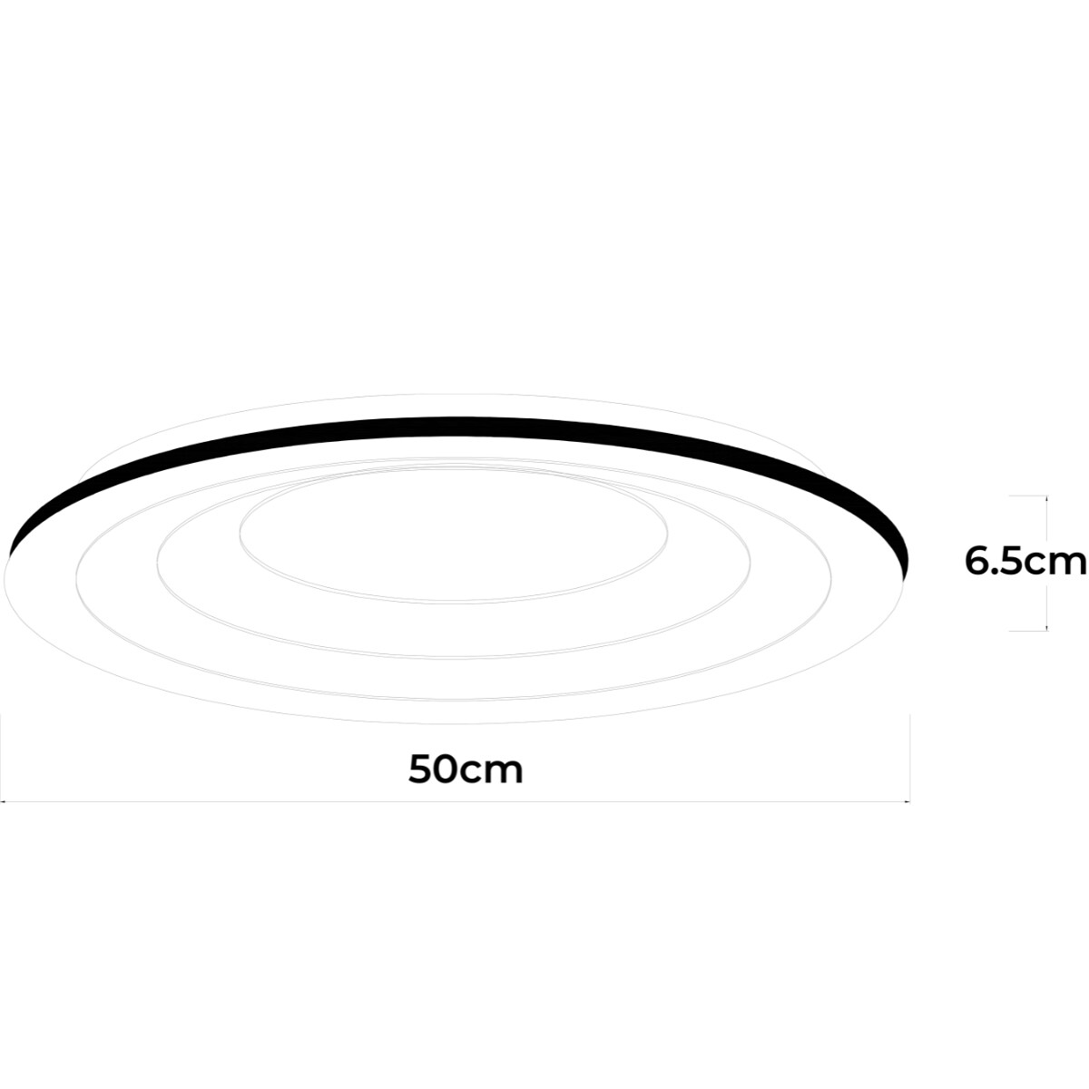Plafon Light Prestige Alune biały LED CCT 3000K/4000K/6000K (regulowana) 1 szt.