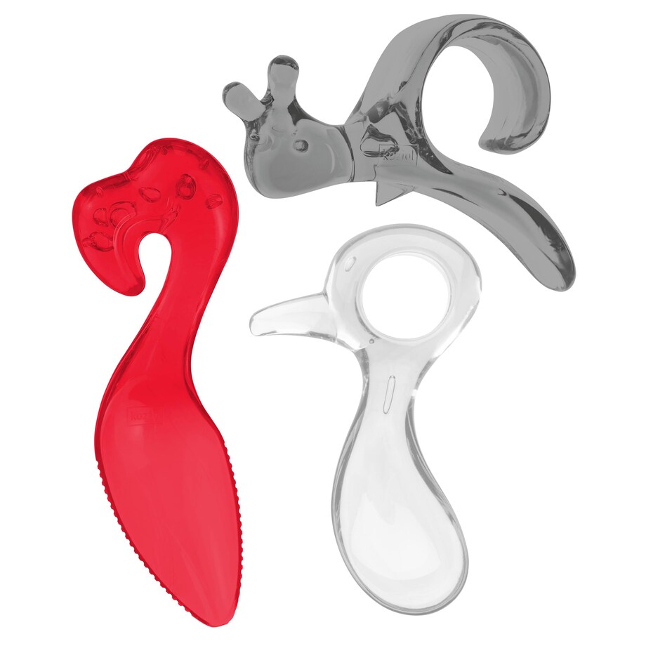 Zestaw obieraczek do cytrusów ENERGY, 3 sztuki łyżeczki, KOZIOL