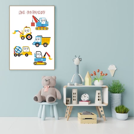 plakat na budowie 1 50x70 cm