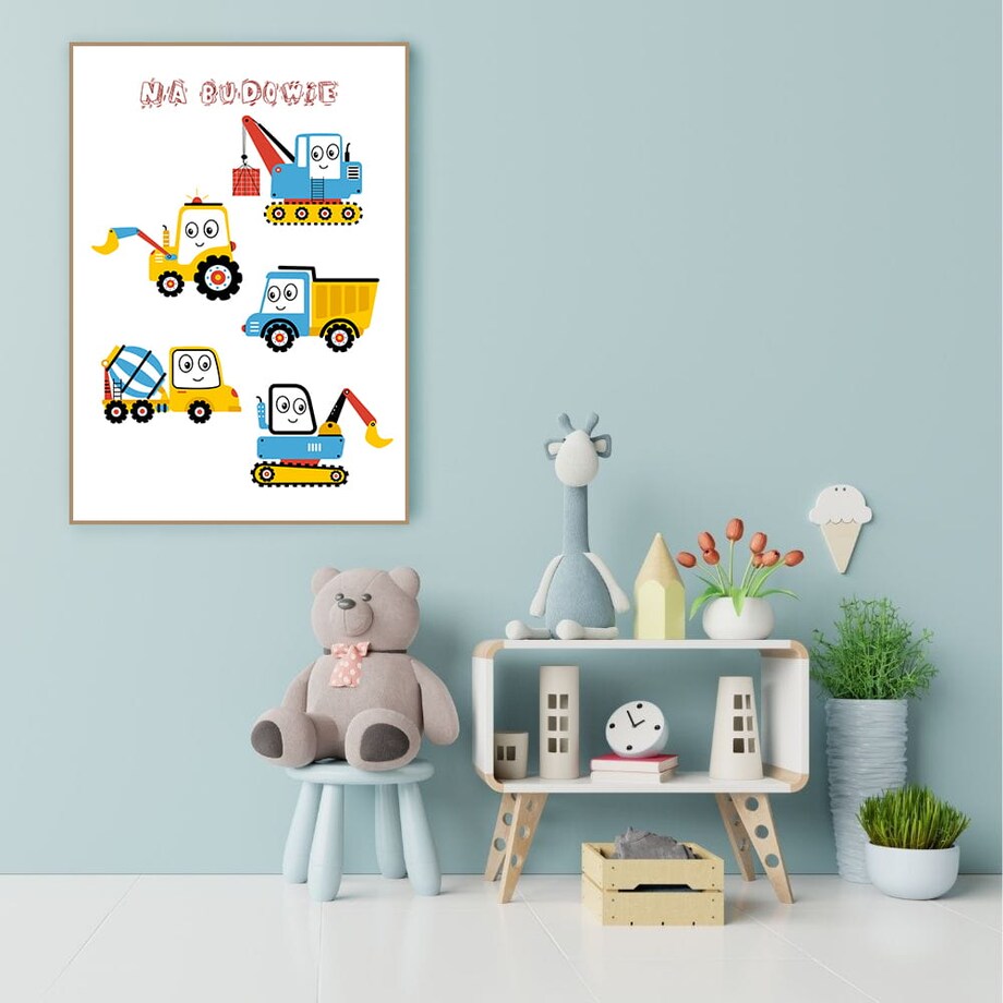 plakat na budowie 1 50x70 cm