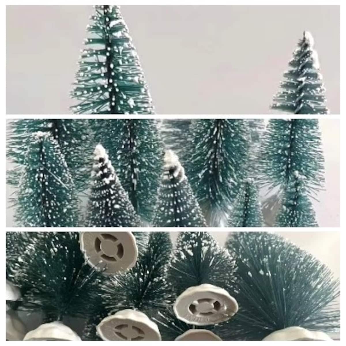 Choinka Choinki Dekoracyjne Sztuczne Drzewko 7Szt