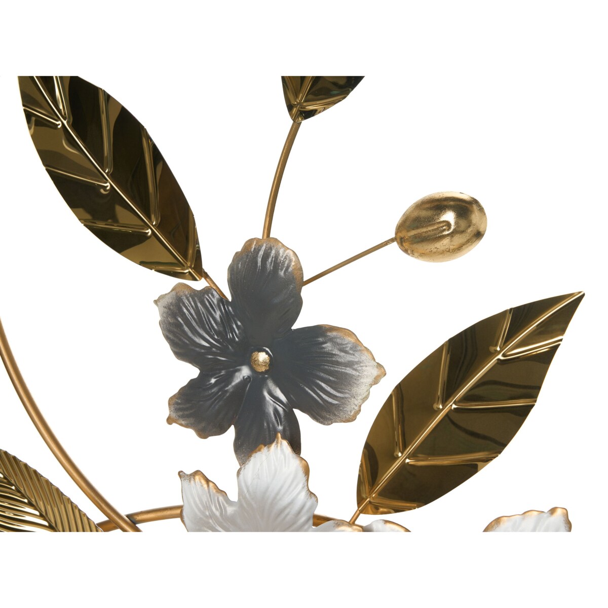 Dekoracja ścienna Liść DYSPROSIUM Metal 61 cm Złoty