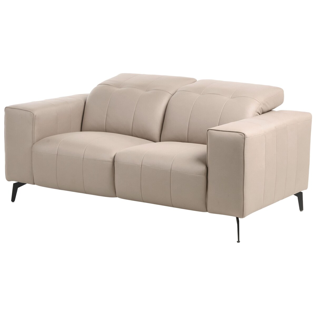 Komplet wypoczynkowy dla 6 osób OMMEL Ekoskóra Beżowoszary