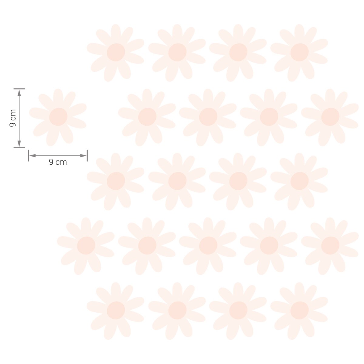 Naklejka na ścianę Stokrotki VIII