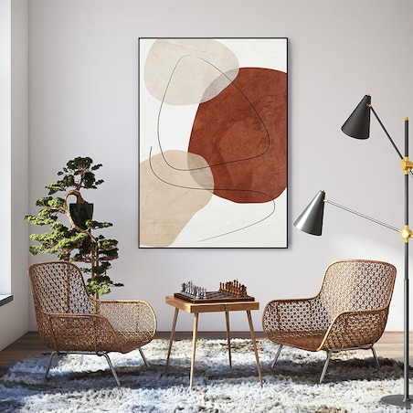 plakat neutral shapes 2 30x40 cm