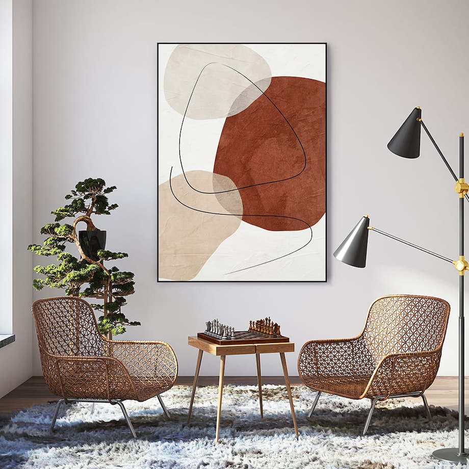 plakat neutral shapes 2 30x40 cm