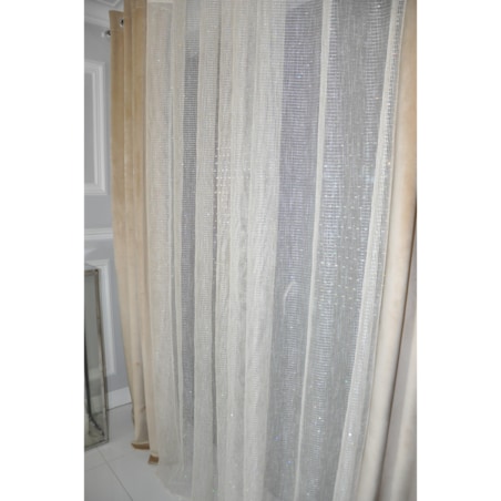 firana "perla lumiere" z siatki 140x250 cm