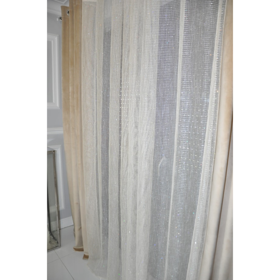 firana "perla lumiere" z siatki 140x250 cm