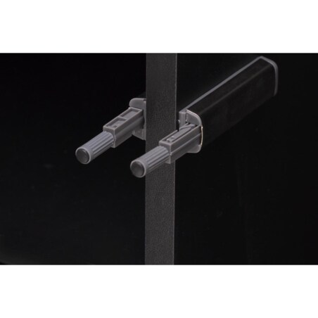 SZAFA Nihala 80/53/205 cm z MDF-u i STALI dąb artisan/czarna