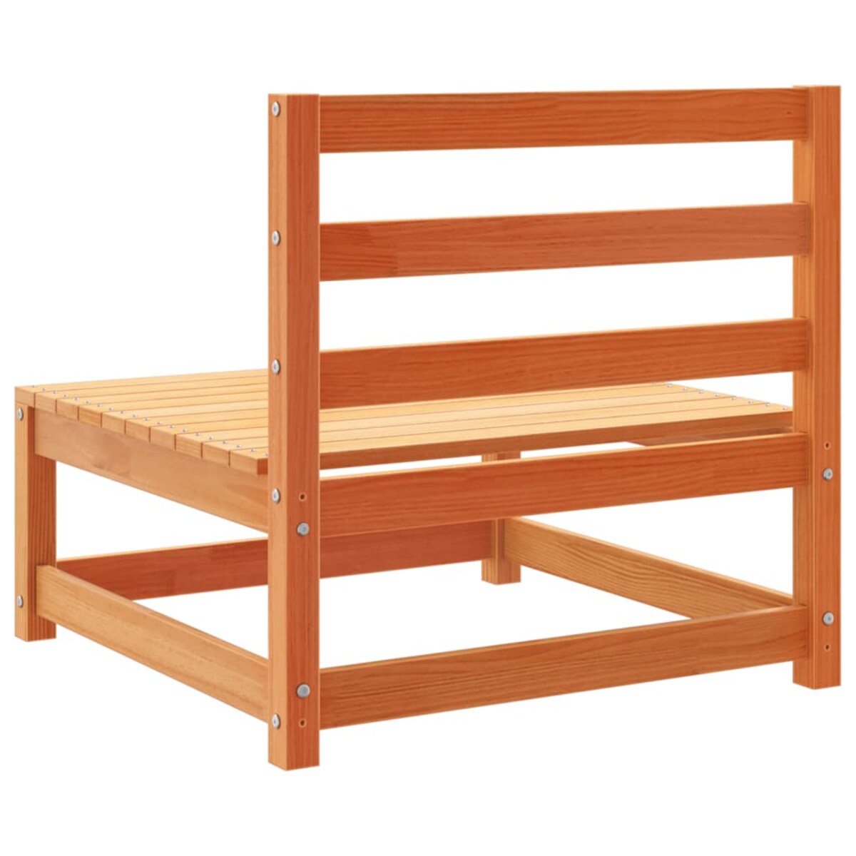 vidaXL 9-cz. zestaw wypoczynkowy do ogrodu, woskowy brąz, sosnowy