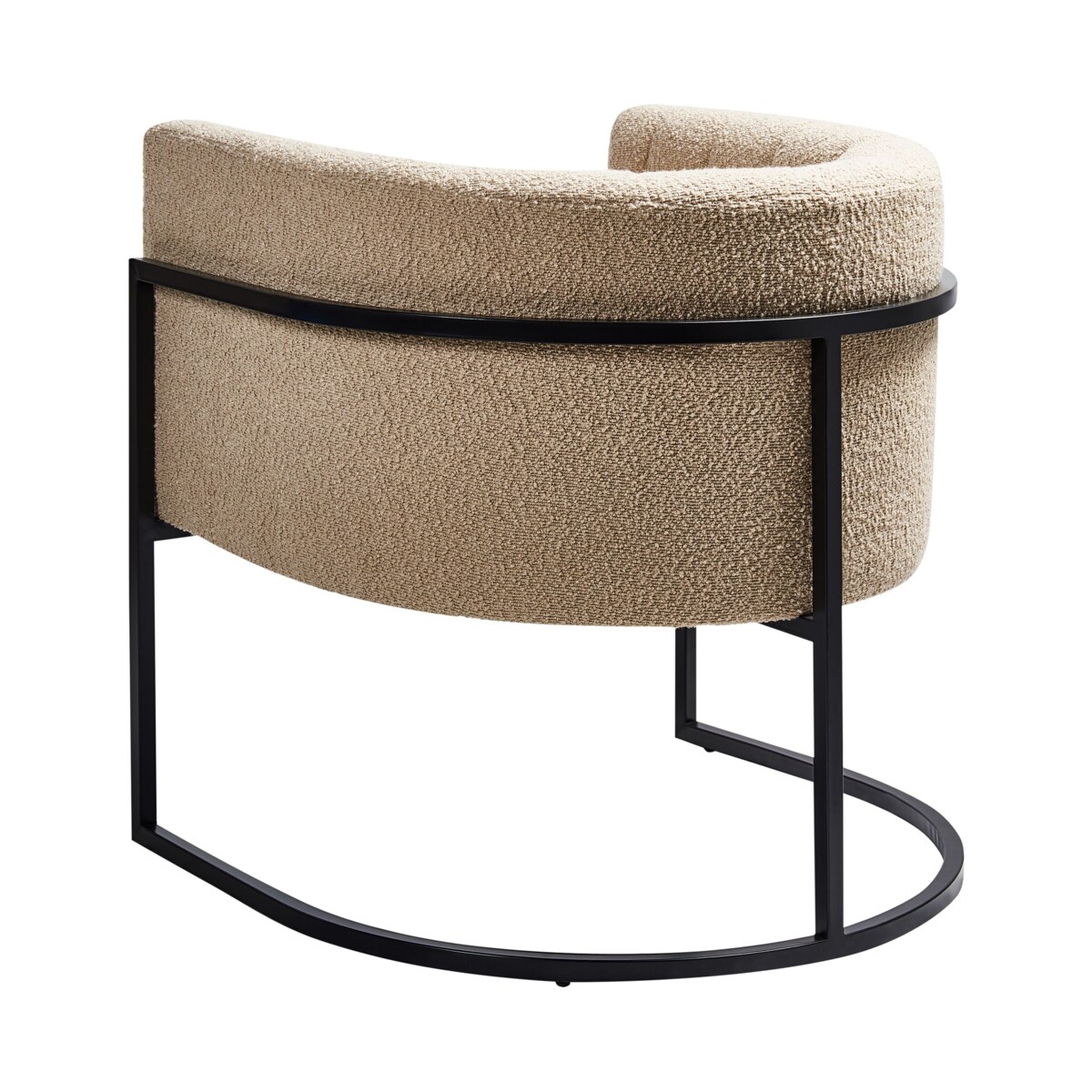 Fotel LARVIK II Boucle Beżowy