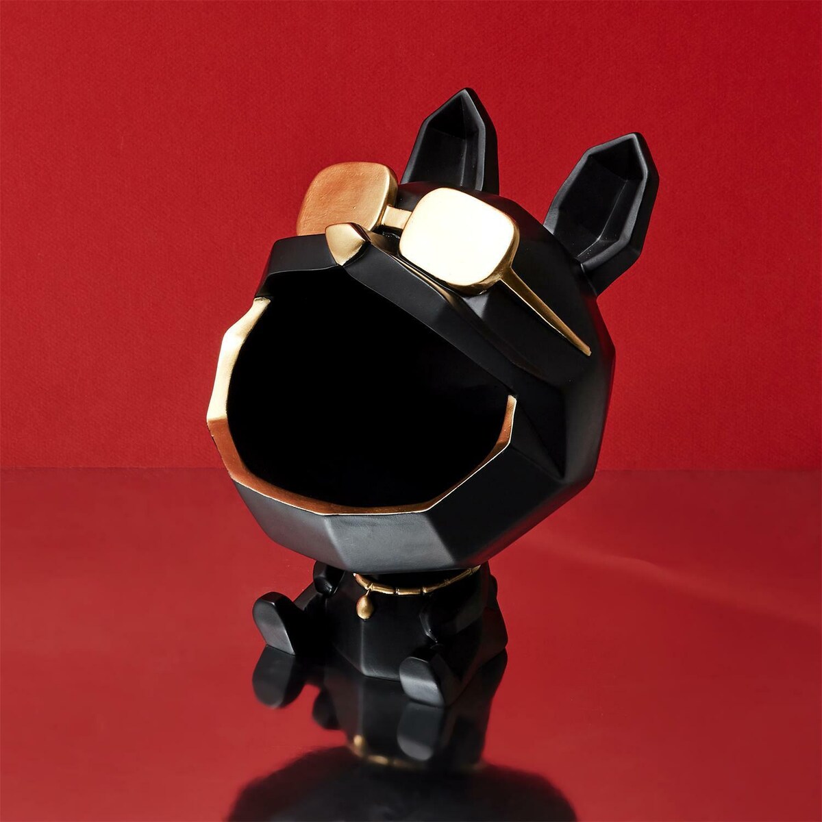 Organizer Pies w okularach czarny