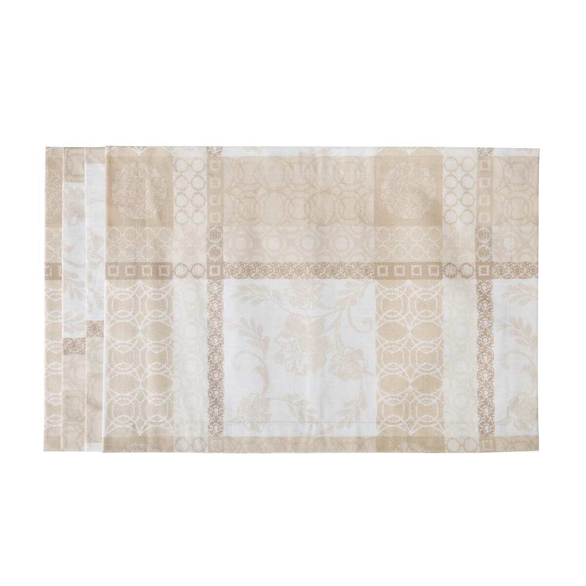 Powlekane podkładki Beige Symphony - 4 sztuki