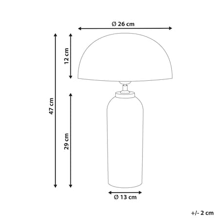 Lampa stołowa JALANGI Metal Srebrny