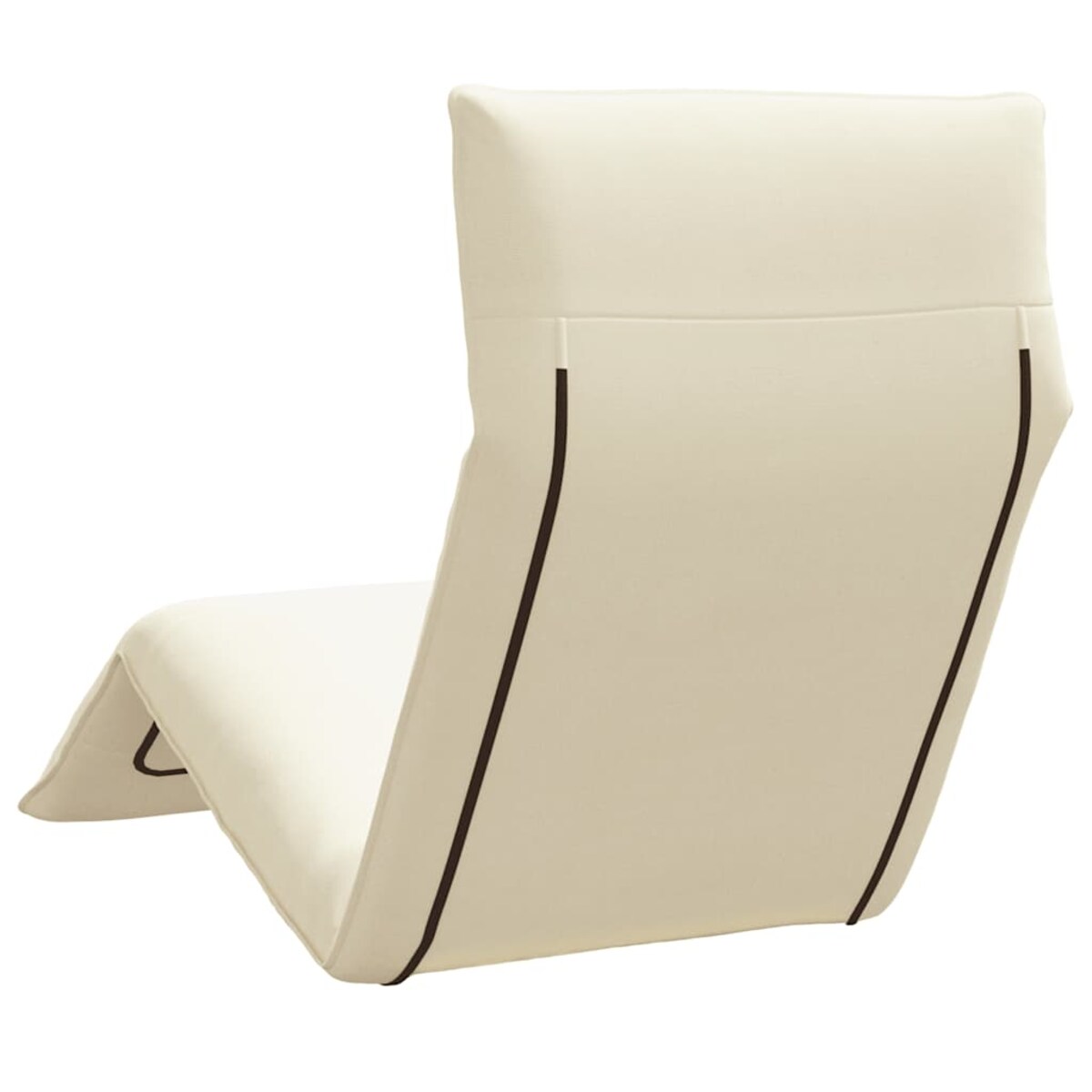 vidaXL Leżak składany kremowy 175x54x8,5 cm tkanina Oxford