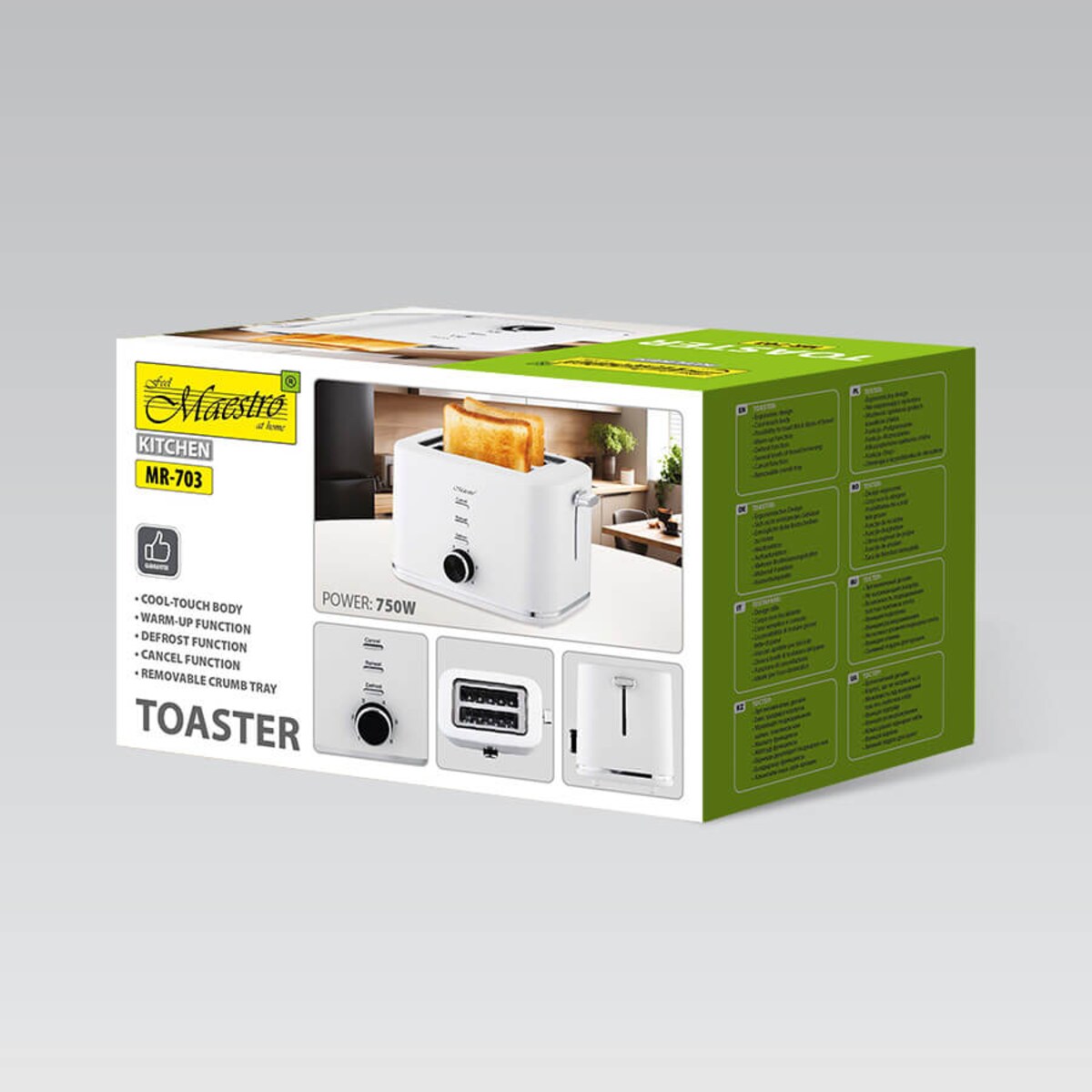 Maestro toster 750W MR703
