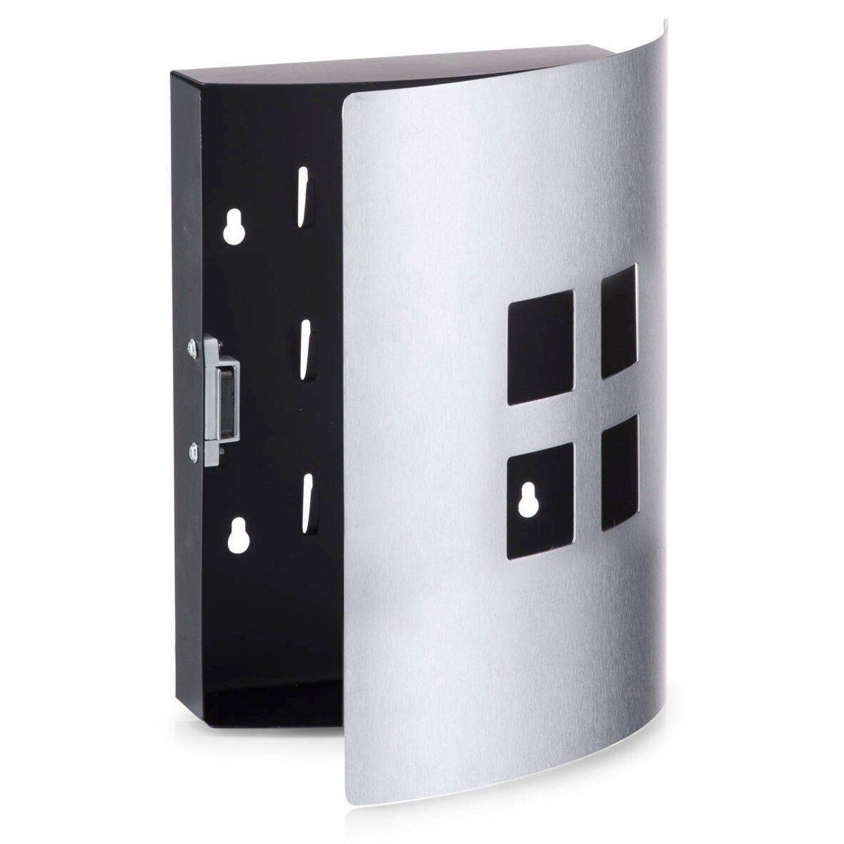 Wieszak na klucze SQUARE, stal nierdzewna, ZELLER