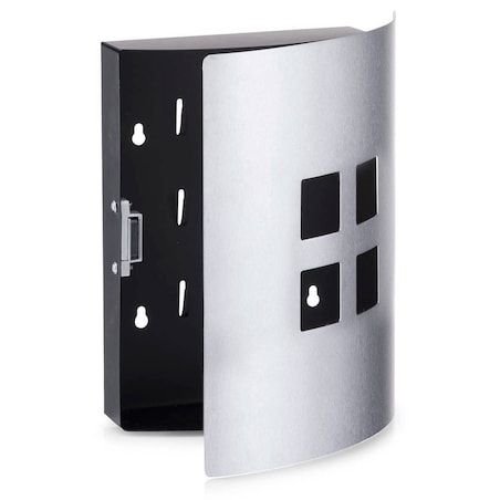 Wieszak na klucze SQUARE, stal nierdzewna, ZELLER