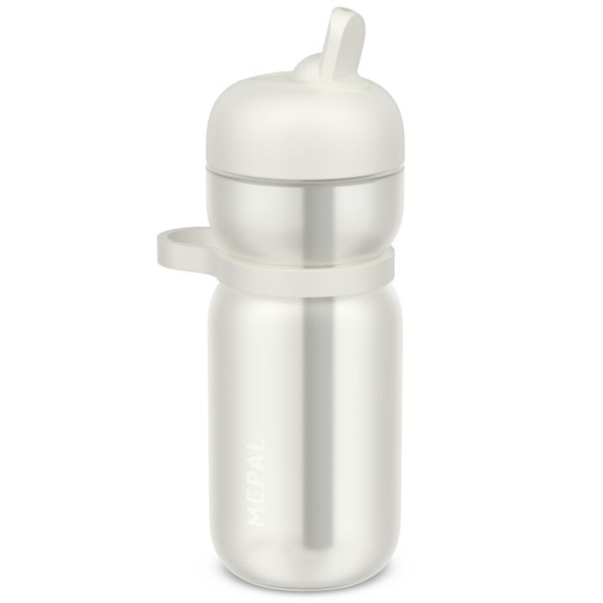 Bidon sportowy ze słomką Flip Active 600 ml  Ceramic White 103003032100