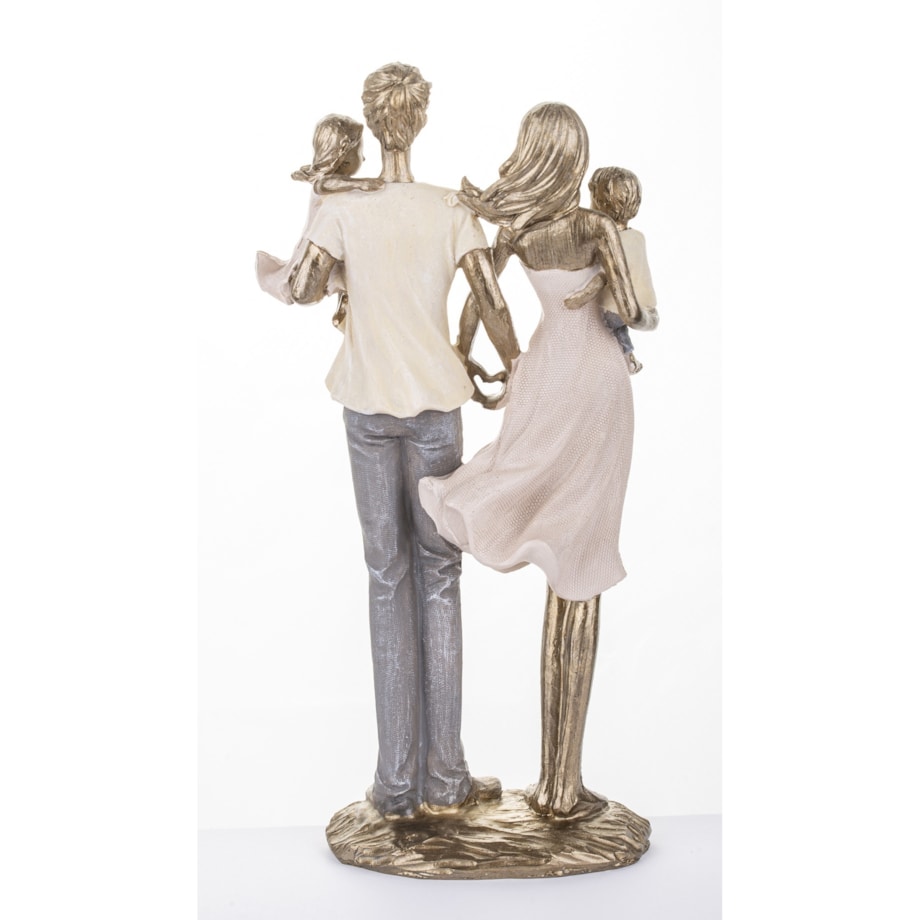 Dekoracja - Figurka młodzi rodzice 26x14x8 cm