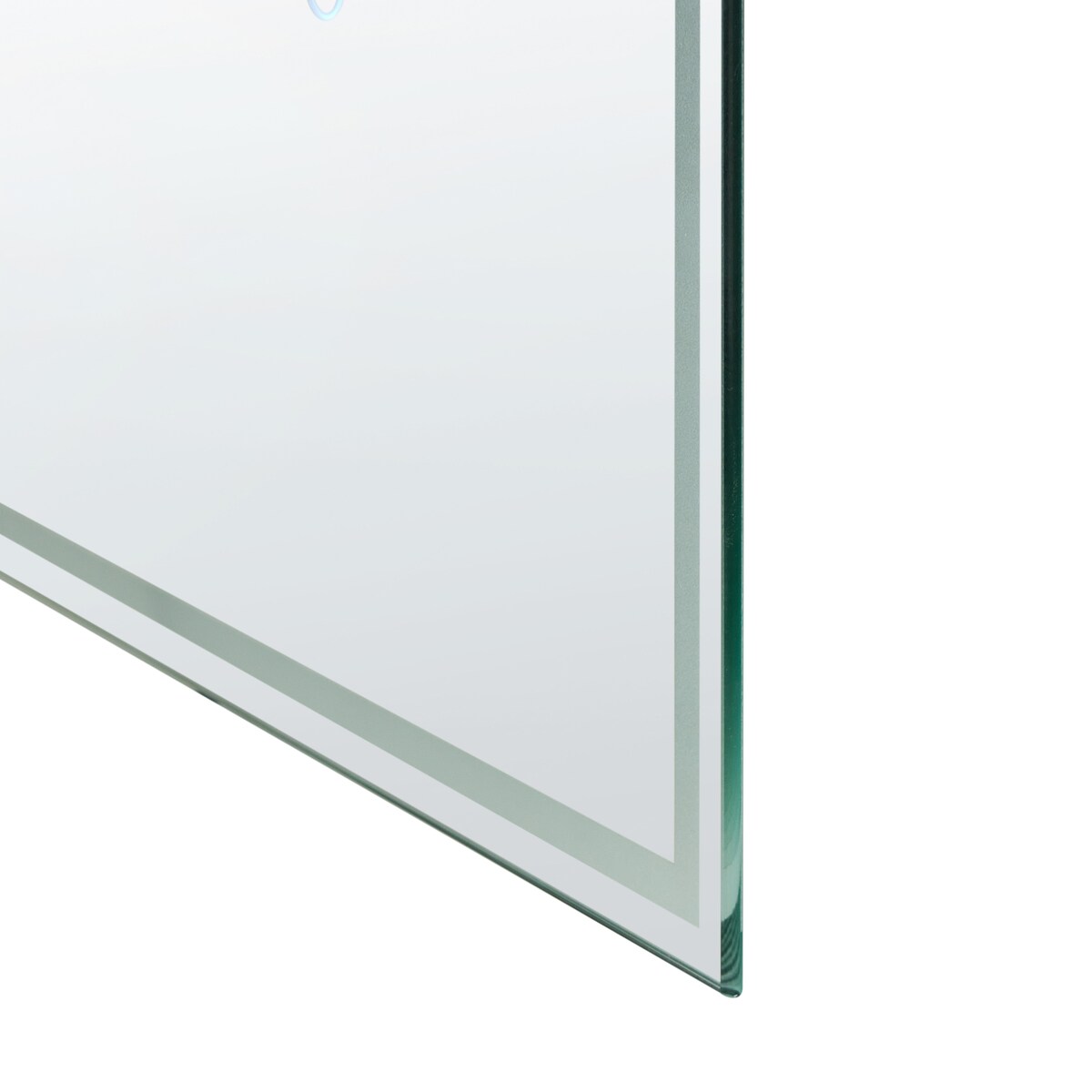 Lustro łazienkowe LED OZENAY 100 cm 100 cm Srebrny