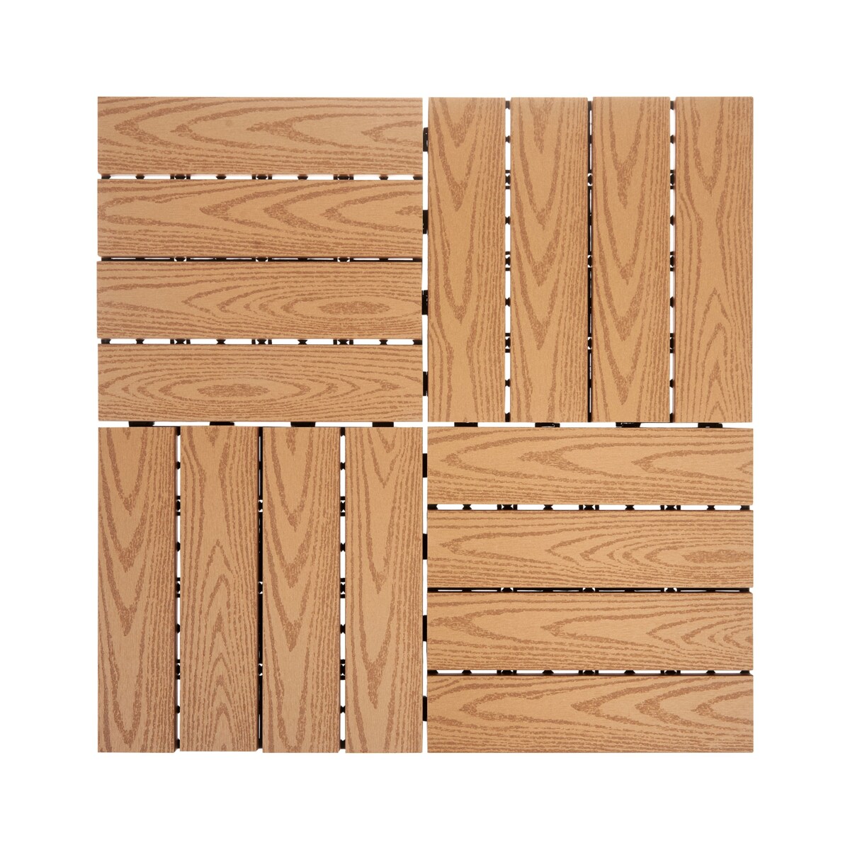 Płytki tarasowe ATESSA Kompozyt WPC Jasnobrązowy