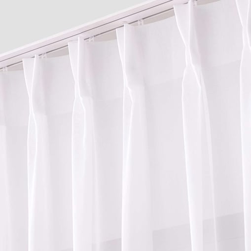 Firana na haczykach flex podwójnych 300x245 ecru natural look