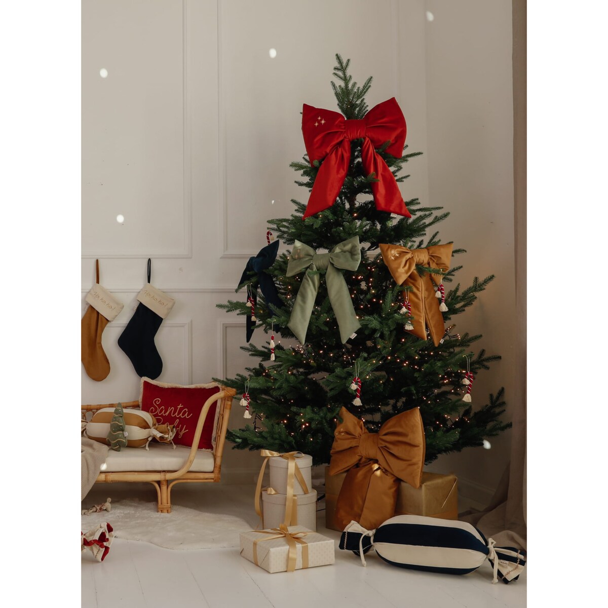 Kokarda Świąteczna Delux Forest Green - M