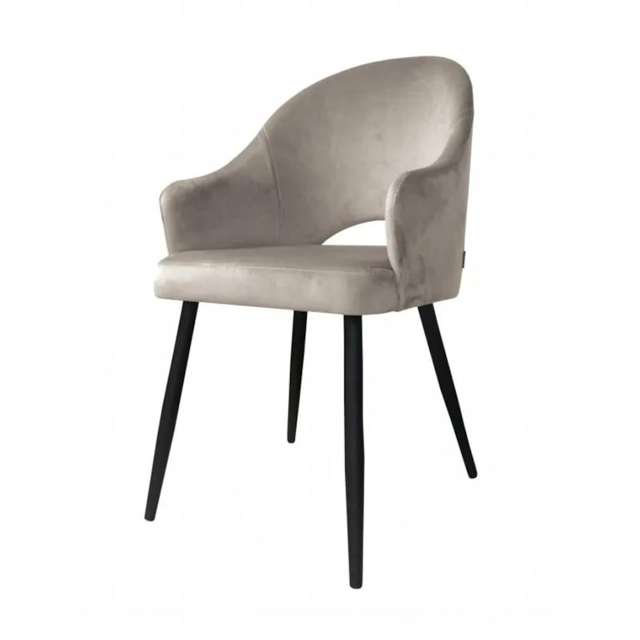 Krzesło JENISEJ VELVET szarobeżowe