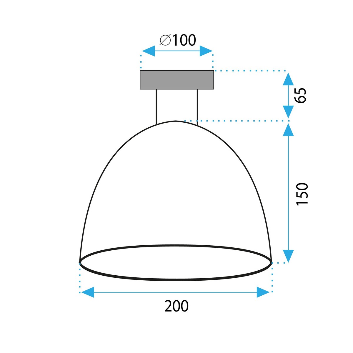 Lampa Sufitowa App1302-1C Złoty, Metal