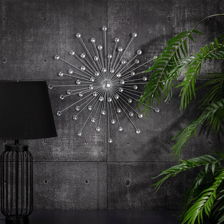 Dekoracja Space silver 48cm, 48x2x48cm