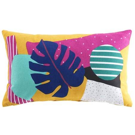 Bawełniana poduszka ozdobna z nadrukiem EXAGONE, 30 x 50 cm