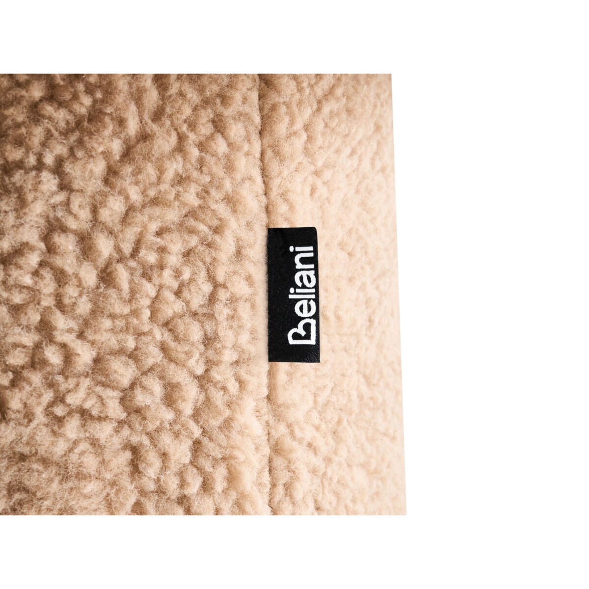 Puf TIOGA Boucle Beżowy 45 x 45 x 36 cm