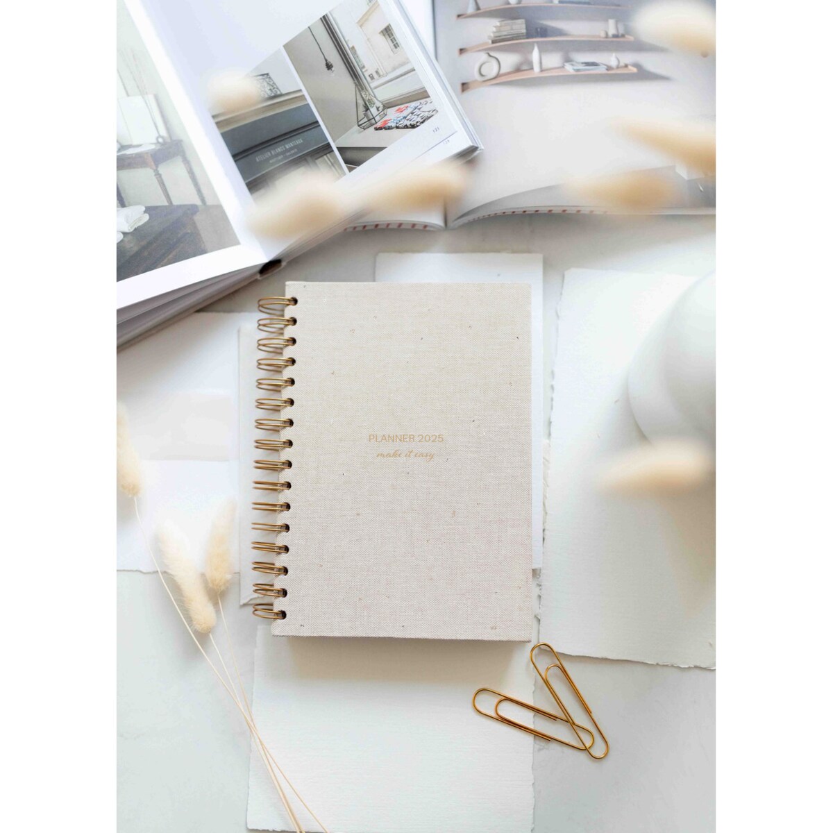 Planner Tygodniowy 2025 na spirali – Arena Silente