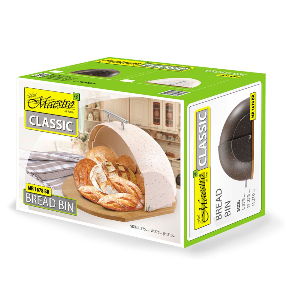 Chlebak owalny beżowy MAESTRO