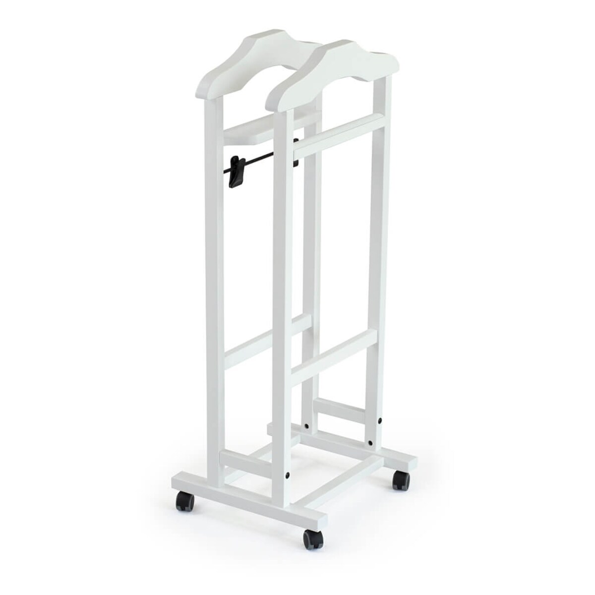 ARREDAMENTI MIXER Wieszak do sypialni - 105 x 46 cm, biały