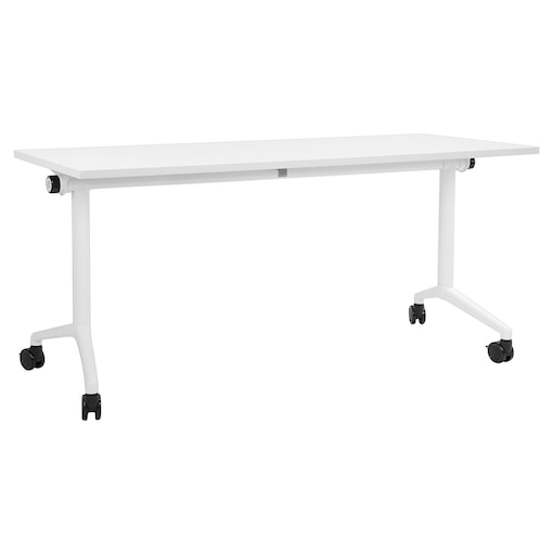 Składane biurko CAVI Biały 160 cm 60 cm z kółkami