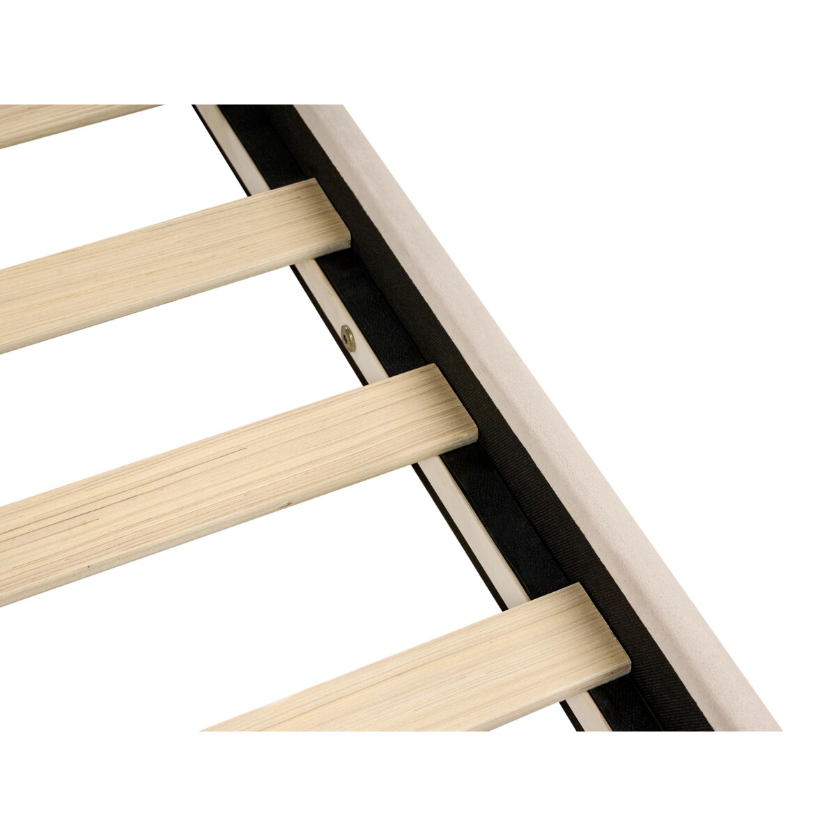 Łóżko Welur SAUVIAN 180 x 200 cm Beżowy