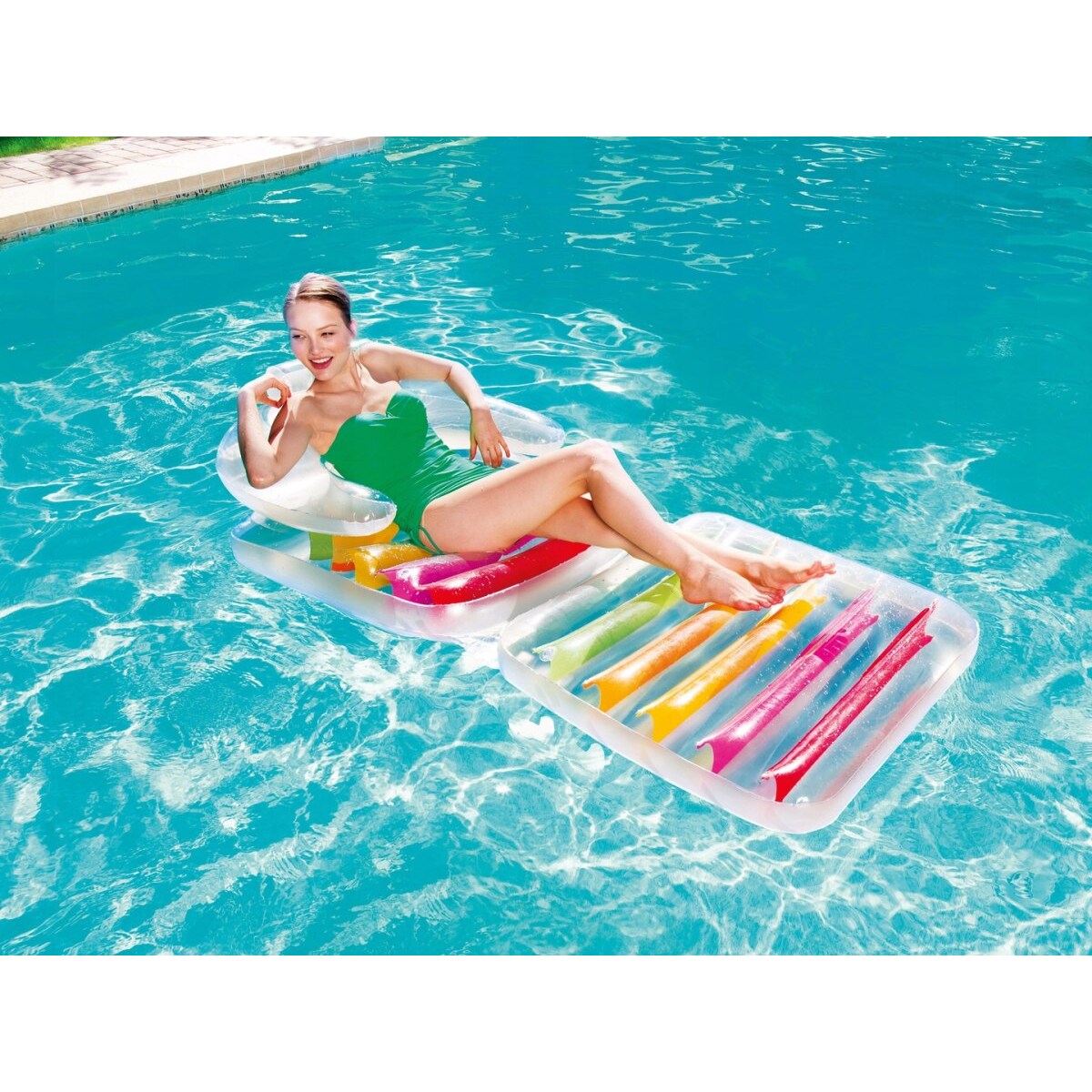 Dmuchany materac, fotel, leżak 201 x 89 cm Bestway 43023