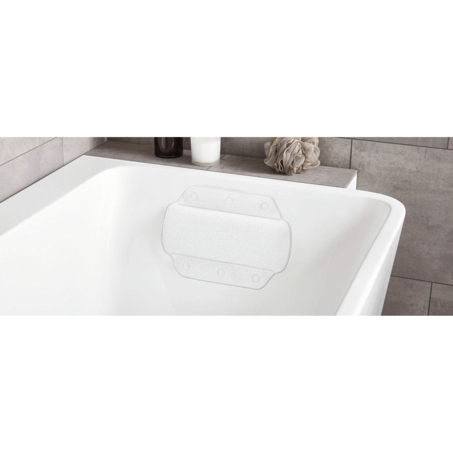 Kleine Wolke Joy Poduszka do wanny biały 32x 22 cm