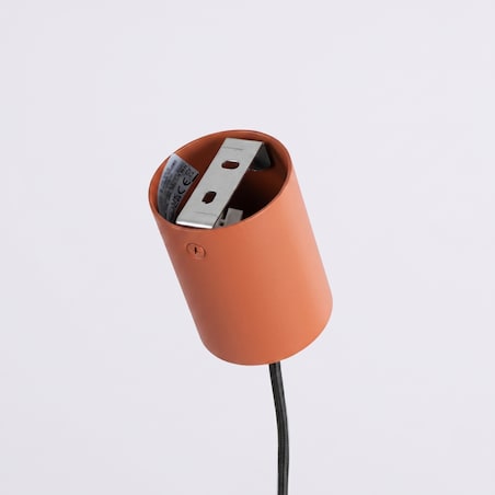 Żyrandol AURA 4 ochra czerwona Gx53