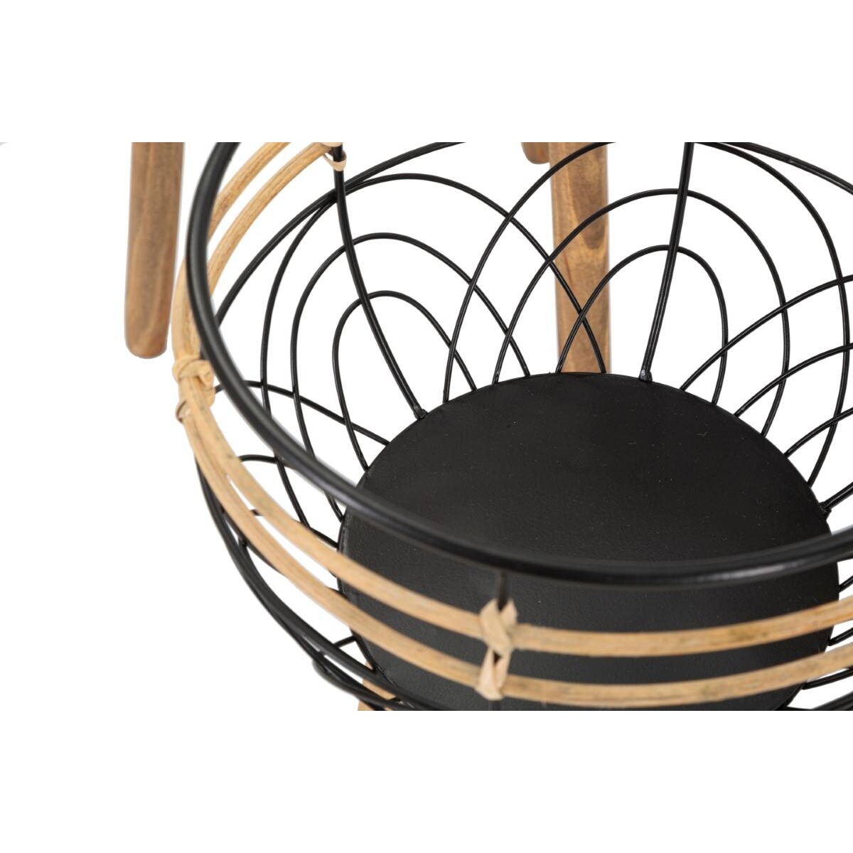 Stojaki na kwiaty w formie koszy, 3 szt