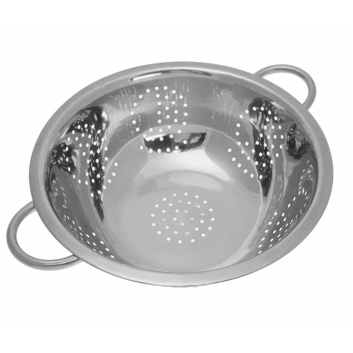 Stalowy durszlak 28cm z uchwytami KINGHOFF